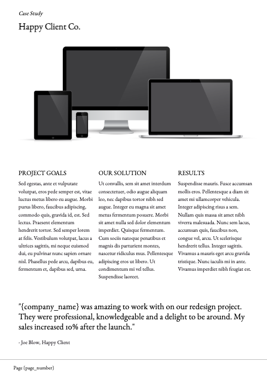 Web Audit/Strategy Proposal Template